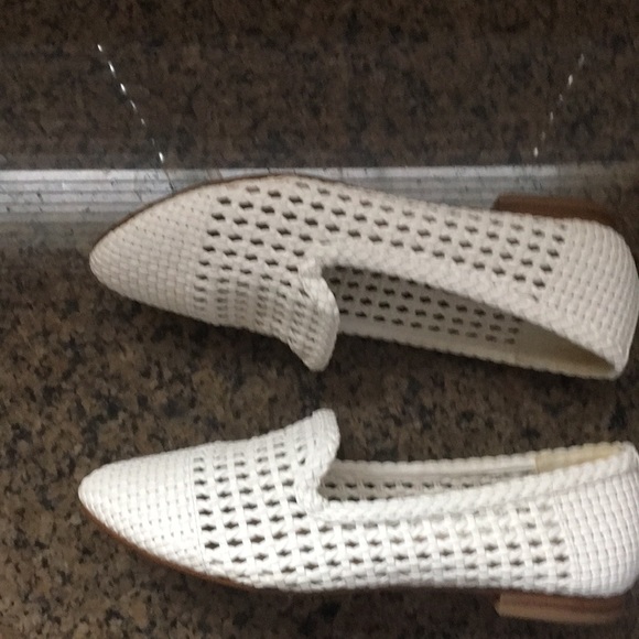 White weave flats from Nordstrom - Picture 6 of 8